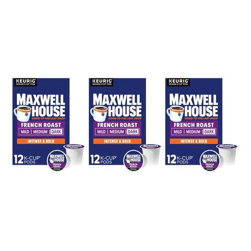 Vista 13 de Maxwell House Blend Descafeinado - Cápsulas de café K-Cup de tostado medio, mezcla de la casa (Caja de 84 cápsulas)