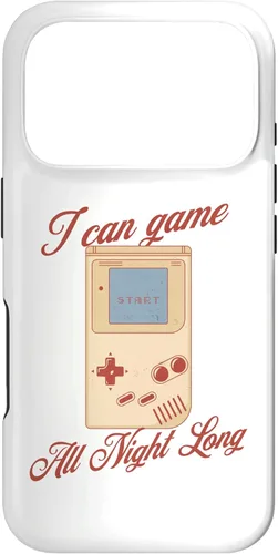 Vista 30 de I Can Game All Night Long Retro Handheld Gamer Case for iPhone 16