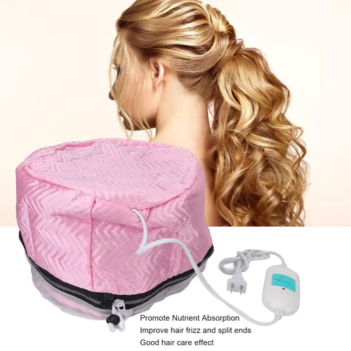 Vista 3 de Casquillo de calefacción, casquillo del tratamiento térmico del cabello. Temperatura ajustable Deep Conditioning Electric Heat Cap
