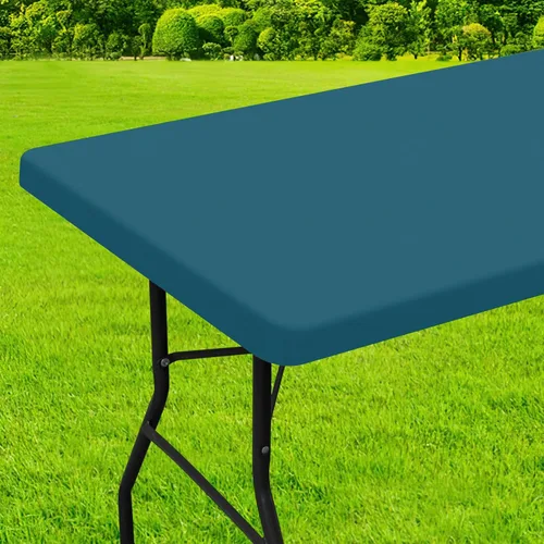 Vista 19 de homing Mantel cuadrado ajustable de poliéster impermeable, protector de mesa lavable para picnic, campamento, al aire libre (negro, 34 x 34 pulgadas)