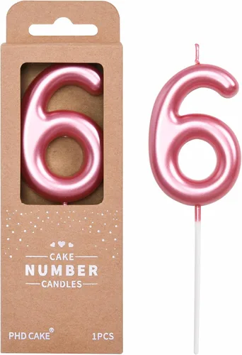 Vista 39 de PHD CAKE Velas de cumpleaños azul clásico de 2.76 pulgadas número 0, velas de pastel para celebración de fiesta