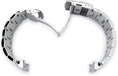 Vista 5 de MiLTAT - Correa de reloj para Seiko SKX007 SKX009 7002, Super-O de 0.866 in cónico a cierre de 0.787 in