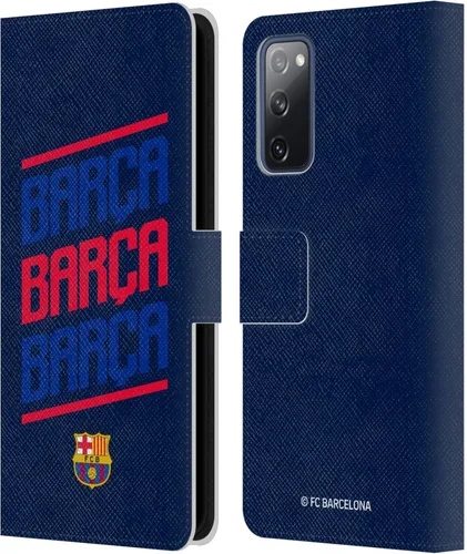 Vista 153 de Head Case Designs Funda de piel con licencia oficial del FC Barcelona Barca Crest Graphics para Samsung Galaxy A06 4G