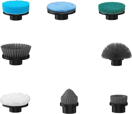 YMG-825 - Cabezales de cepillo de repuesto para fregador, 7 piezas de accesorios de cepillo extra para cepillo de limpieza eléctrico Topmako