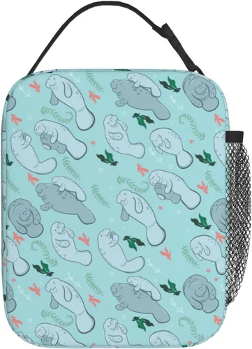Vista 8 de Gianlaima Bolsa de almuerzo con diseño de camuflaje de camuflaje y bandera estadounidense, bolsa de almuerzo aislada portátil, reutilizable, bolsa