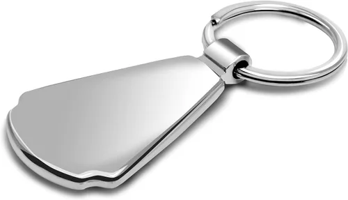 Vista 7 de for Cadillac Logo Black Dome Metal Teardrop Key Chain