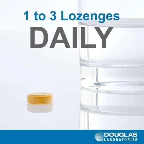 Vista 3 de Douglas Laboratories Pastillas de zinc Apoyo para la función inmunológica* 100 pastillas Sabor a naranja natural