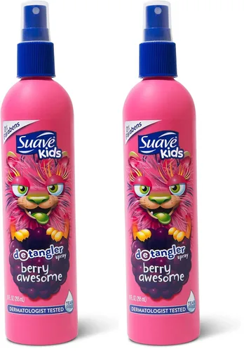 Vista 11 de Suave Kids Berry Awesome - Espray desenredante, 10 onzas