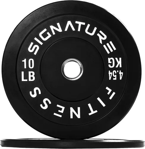 Juego de placas olímpicas de amortiguación Fitvids, placas de peso de 2" para entrenamiento de fuerza y levantamiento de pesas, París o juego o