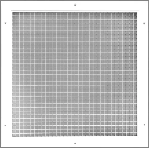 Vista 25 de HVAC Premium Rejilla de aire de retorno Eggcrate con núcleo cúbico de 6 x 6 pulgadas, aluminio a prueba de óxido, cubierta de conducto