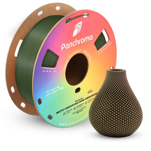 Vista 80 de Polymaker Panchroma - Filamento de ácido poliláctico mate, color negro carbón, 1/16 de pulgada (1.75 mm), 1 kg (2.2 libras), anteriormente Polyterra