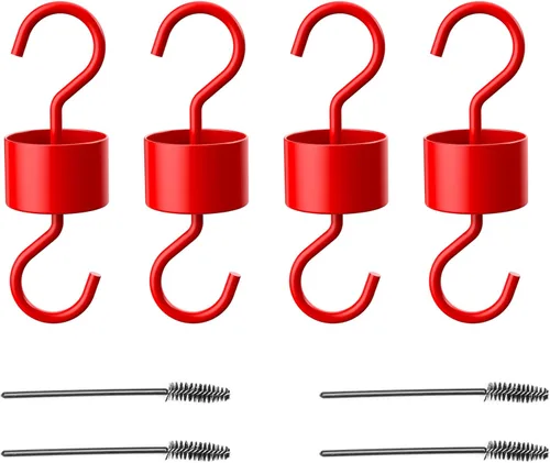 Vista 11 de Comedero grande de metal para colibríes, protector de hormigas de 5 onzas, para comederos de colibríes, mantiene eficazmente la miel segura, se