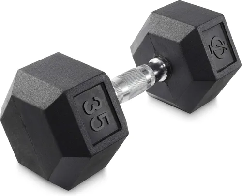 Vista 10 de Philosophy Gym Pesas de mano con mancuernas hexagonales recubiertas de goma