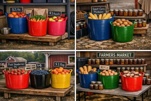 Vista 5 de Balde TubTrug con diseño de gorila, negro, SP35GBK