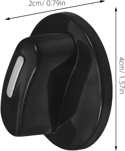 Vista 2 de Toyvian Perillas de interruptor de temporizador de repuesto para olla a presión eléctrica y horno, pomos universales de control de eje en forma de D