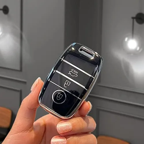 Fashion TPU Car Key Case Cover Shell, for KIA Sportage R GT Stinger Sorento Ceed Cerato Forte NIRO Soul Telluride