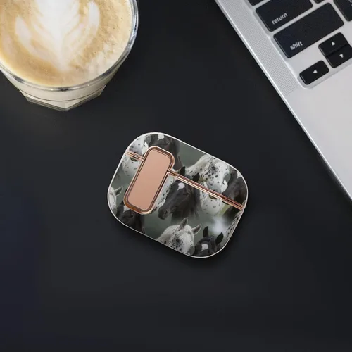 Vista 7 de Headphone Cases Cover Compatible with Airpods Pro 2 Case Horse Love, Full Protective Plastic Accessories with Lock