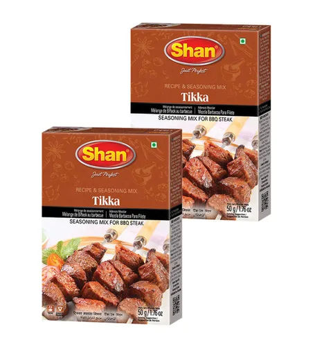 Vista 65 de Shan - Mezcla de Chicken Tikka Masala (50g) - Paquetes de condimentos para Tikka Masala (Paquete de 6)