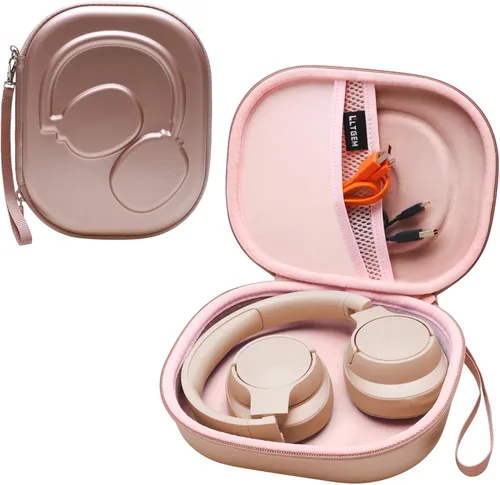 Vista 24 de LTGEM - Funda rígida de EVA para JBL Live 770NC/660NC/650BT/460NC/670NC/400BT/500BT y JBL Tune