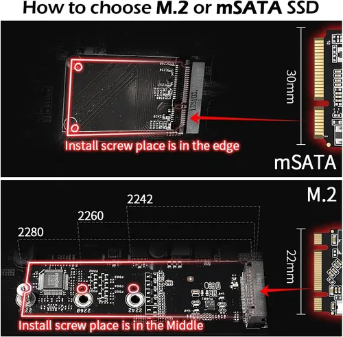 Vista 8 de Dogfish mSATA SSD 64GB 3D NAND MLC SATA III 6 Gb/s, mSATA (1.181 x 2.004 in) Unidad interna de estado sólido - Compatible con PC portátil