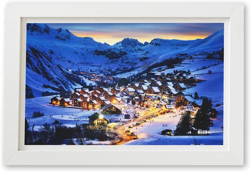 Pintoo Rompecabezas de 1000 piezas para adultos, hermoso atardecer en los Alpes franceses, hermoso rompecabezas de plástico para decoración del