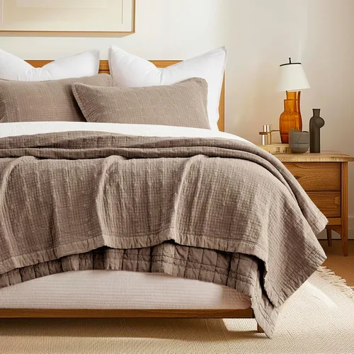 Vista 14 de EVERGRACEHOME Juego de edredón de algodón lavado a la piedra, tamaño Queen, ultra suave, juego de colcha de gran tamaño, juego de ropa de cama