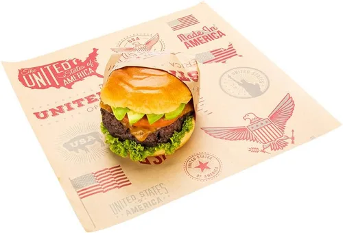 Vista 15 de Restaurantware Hojas de pastelería de 12 x 12 pulgadas, 500 papeles de regalo duraderos para sándwiches, papel kraft resistente a la grasa