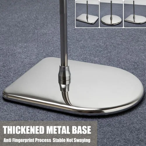 Vista 7 de Adjustable Female Dress Form Mannequin with Metal Base Stand - Perfect for Clothing Display, Sewing Projects, and Tailoring - Versatile Height