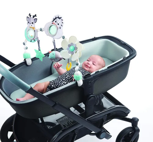 Vista 6 de Tiny Love Arco para cochecito Paseo soleado blanco y negro, Cuentos mágicos