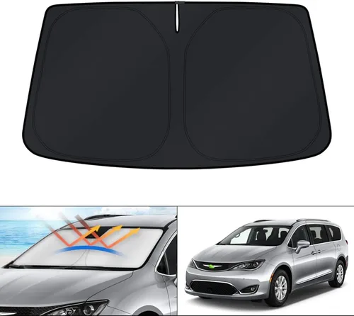 Vista 83 de KUST Parasol para parabrisas para Chevy Malibu 2013 2014 2015 accesorios de ventana cubierta solar plegable bloquea los rayos UV mantener el coche