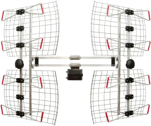 Antennas Direct Antena HDTV para exteriores Bowtie UHF de 8 elementos, multidireccional, rango de más de 70 millas, TV 4K 8K UHD NEXTGEN - con