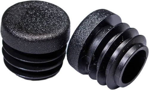 Vista 9 de Prescott Plastics Tapones redondos de plástico de 1 pulgada (1.000 in), insertos, tapas de extremo negras para tubos de metal, tapones de hardware