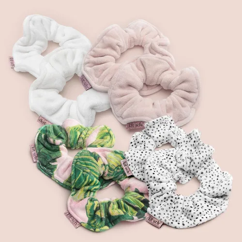 Vista 6 de Kitsch Coleteros de microfibra para el pelo, suaves y altamente absorbentes, para mujeres, reduce el tiempo de secado por calor, regalos ideales