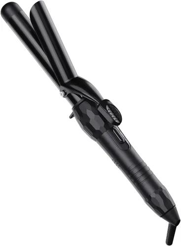 Vista 9 de Rizadora de cabello para mujeres, onduladora de cabello, rizador voluminizador con placas de cerámica de aluminio, herramientas de peinado con doble