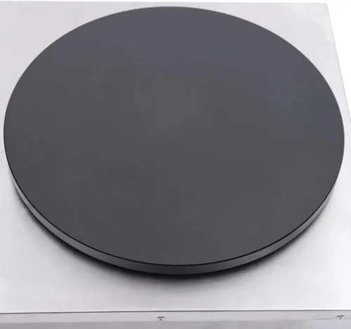 Vista 8 de Máquina de crepas comercial de 2 cabezales, 3400 W eléctrica para crepas con 2 quemadores para crepes y panqueques, estufa de mesa con espátula