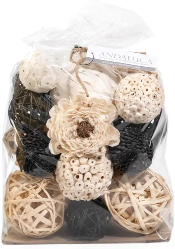 Vista 10 de ANDALUCA Bolsa de relleno decorativa para jarrón con orbes, bolas (azul aguamarina)