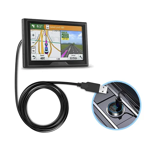 Vista 7 de Cable mini USB de 20 pies, cable USB Mini B compatible con Garmin Nuvi GPS, SatNav, Dash Cam, cámara, controlador PS3, disco duro, GoPro Hero 3+