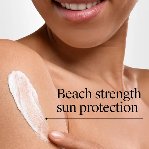 Vista 4 de Neutrogena Loción de Protección Solar Beach Defense SPF 50, Protector Solar para Cara y Cuerpo, Cumple con la Ley de Arrecifes de Hawái 104, Sin