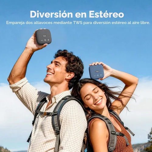 Vista 7 de Tribit StormBox Micro 2 Altavoz portátil inalámbrico: sonido de graves profundos de 10 W, altavoz impermeable IP67 para bicicleta con Bluetooth 5.3