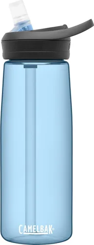 CamelBak Eddy+ Bite Valve Straw Tritan Renew Botella de agua True Blue, 25 onzas