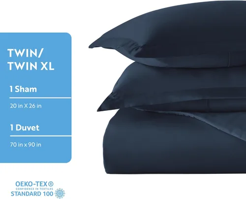 Vista 502 de Linen Market Funda de edredón individual para cama individual – Experimenta una comodidad similar a un hotel con una suavidad inigualable