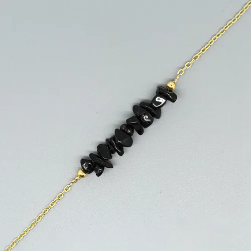 Vista 12 de Gempires Natural Chips Bar Bracelet, Energy Healing Crystals, Birthday, Gift for Her, Gemstone Jewelry 8 inch