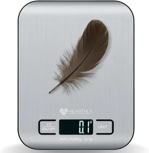 Báscula de alimentos | Báscula digital de cocina para cocinar y hornear, baterías incluidas, pesa hasta 22 libras, báscula de cocina digital, peso