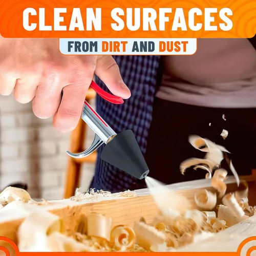 Vista 6 de Boquilla de compresor de aire - Boquilla de aire para compresor de aire, boquilla de aire, pistola de soplado, boquilla de soplador de aire