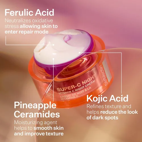 Vista 4 de StriVectin Multi-Action Super-C Vitamin C Moisturizer, Brightening and Smoothing Fine Lines, 1.7 Fl Oz