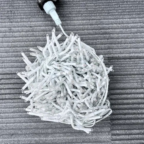 Vista 8 de Minetom Luces de Navidad para Exteriores Luces en Racimo - 500 LED 25 Pies Luces de Cadena de Petardos de Navidad, 12 Modos Temporizador Impermeable