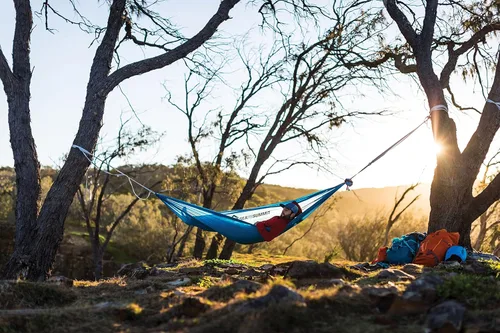 Vista 3 de Sea to Summit Juego de hamaca Pro con correas de suspensión, doble, color azul