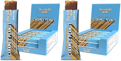 Vista 65 de Barebells Caramel Choco Barras de proteína blandas, chocolate y caramelo, 12 barras, 1.9 oz, 0.56 oz de proteínas, chocolate esponjoso, 0.07 oz