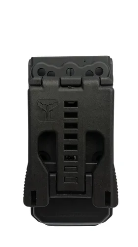 Vista 3 de Eleven 10 Funda rígida para torniquete TQ de C-A-T CAT, negro mate con cruz azul, cinturón (Tek) de accesorio (el torniquete no está incluido)