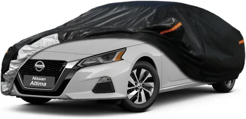 Vista 21 de GUNHYI - Funda de automóvil de 6 capas para Tesla Model 3 (2017-2025), impermeable para todo tipo de clima, protección UV contra la nieve, el sol